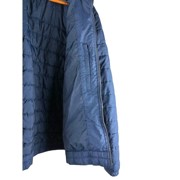 Gorpcore Sporty Utility Outdoors Navy Blue Insulated GAP Puffer Jacket Men's XL - Picture 9 of 11